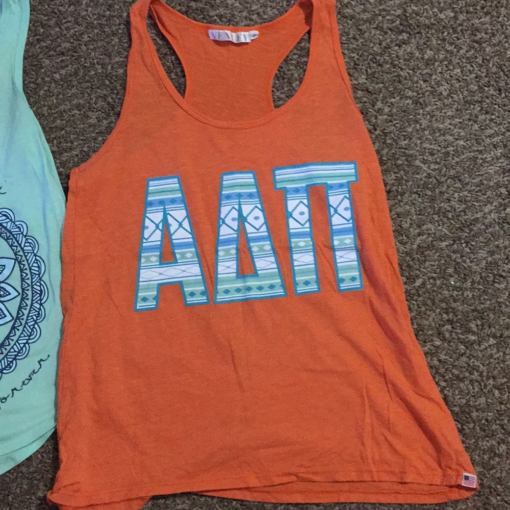 Alpha Delta Pi (ADPi) racerback tank top